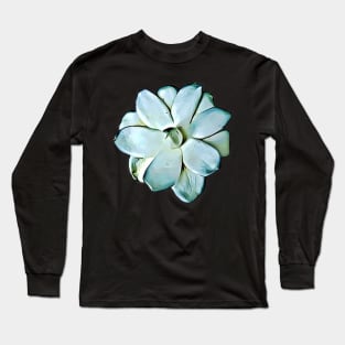 Jasminum Sambac Jasmine National Flower Indonesia Artistic Pattern Long Sleeve T-Shirt